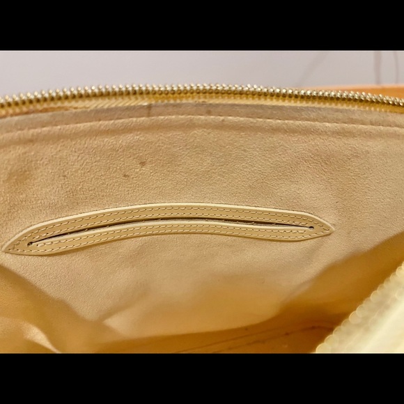 Louis Vuitton Yellow Handbag W/ Shoulder Strap - Picture 8 of 9